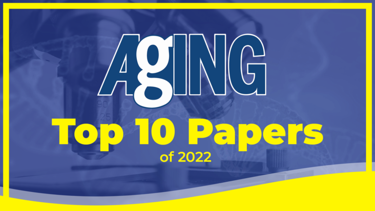 Aging's Top 10 Papers in 2022 (According to Crossref)