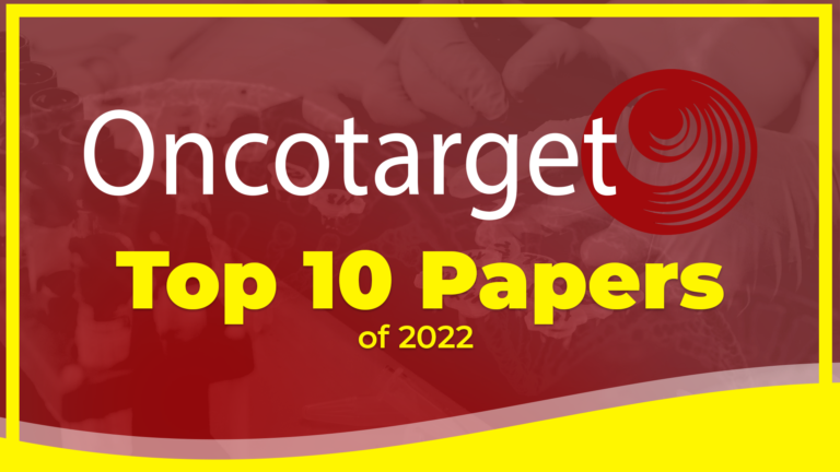 Oncotarget's Top 10 Papers in 2022 (According to CrossRef)