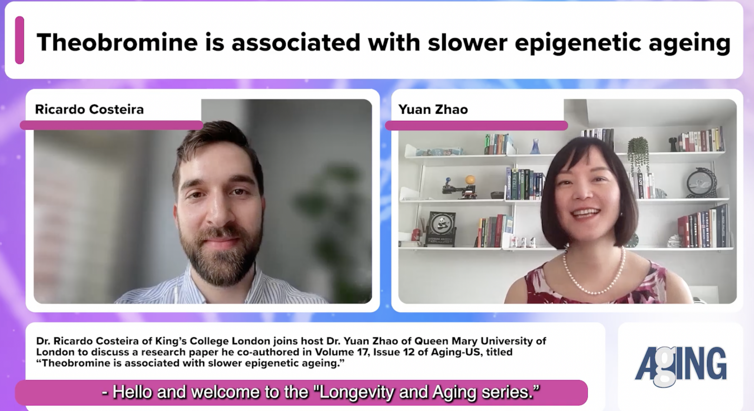 Longevity & Aging Series (S4, E3): Dr. Ricardo Costeira